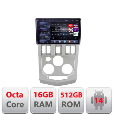 Navigatie Dacia Logan 1 2003-2010 Edotec Kit-logan 8 core QLED 2K 16+512GB 360 Android Waze USB Navigatie Internet Youtube Radio