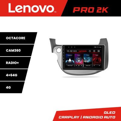 Navigatie Honda Fit 2008-2013 Android radio gps internet 8 core QLED 2K 4+64 360 Lenovo