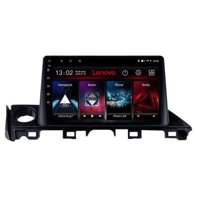 Navigatie Mazda 6 2018- Lenovo Kit-MAZDA6-18 8 core QLED 2K 4+64 360 Android Waze USB Navigatie Internet Youtube Radio