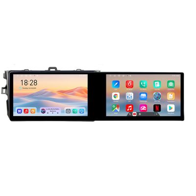 Navigatie Toyota Corolla Edotec 2 ecrane  8 core 4+128 21.6 inch Incell android Wifi 5Ghz gps internet  Kit-063