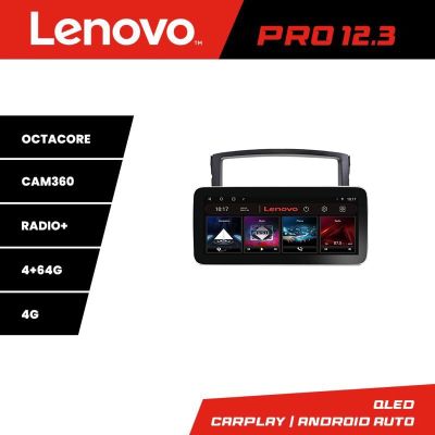 Navigatie Mitsubishi Pajero K-452 Lenovo PRO 4+64 12.3 inch qled android 4G DSP gps internet  8Core