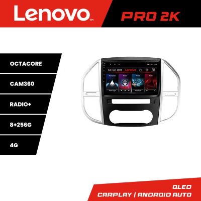 Navigatie Mercedes Vito w447 2016- Android radio gps internet 8 core QLED 2K 8+256 360 Lenovo