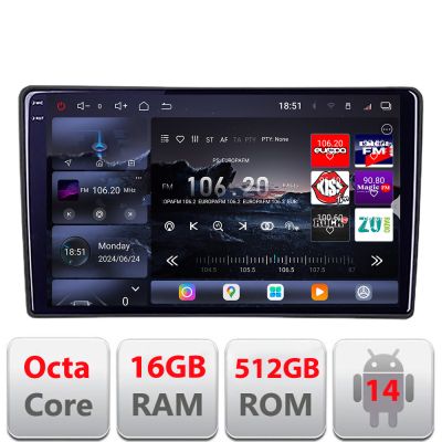 Navigatie Peugeot 308 2013-2017 Edotec Kit-308 cu Android Radio Bluetooth internet 8 core QLED 2K 16+512GB 360