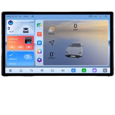 Navigatie Toyota Corolla 2017- Android 8 Core 2.2 Ghz 8+128 Qled 1K ADAS 4G LTE GPS 360