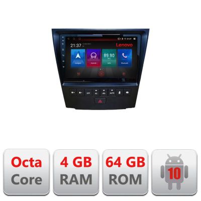 Navigatie Lexus GS-04 2004-2011 E- GS-04 Octa Core cu Android Radio Bluetooth Internet GPS WIFI DSP 4+64GB 4G RESIGILAT