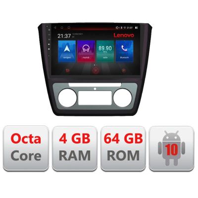 Navigatie Skoda Yeti 2009-2014 E-YETI Octa Core cu Android Radio Bluetooth Internet GPS WIFI DSP 4+64GB 4G RESIGILAT