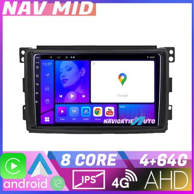 Navigatie Smart 2005 2010 KIT SMART05 EDOTEC-LITE Android Ecran 720P Octa Core 4+32 Carplay