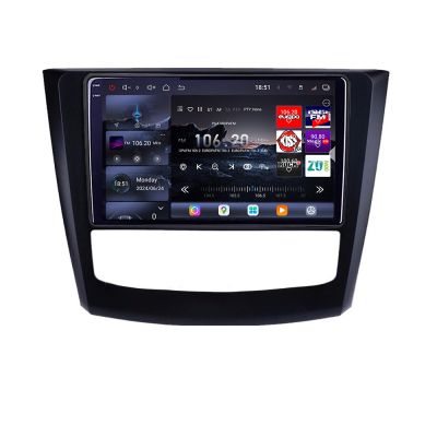 Navigatie Renault Kadjar facelift 2019-2022 Qled 2K Octa Core 16+512GB LTE 4G DSP Wifi 5Ghz android auto carplay radio gps internet kit-9030-facelift+EDT-E810-2K
