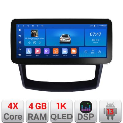 Navigatie Renault Kadjar facelift 2019-2022 Edotec Incell 1K 12.3 inch  4+64 carplay android auto radio internet kit-9030-facelift+EDT-E212-RK+kit-9030-facelift10-9