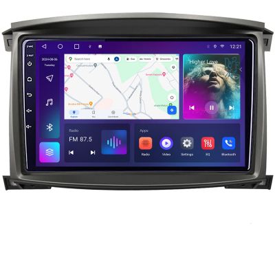 Navigatie Toyota Land Cruiser L100 2002-2006 Android radio gps internet 4+64 carplay android auto KIT-L105-automatic+EDT-E310v3