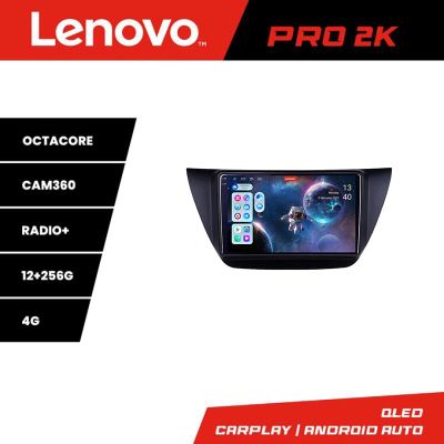 Navigatie Mitubishi Lancer 2001-2007 Lenovo Kit-LANCER07 8 core QLED 2K 12+256 360 Android Waze USB Navigatie Internet Youtube Radio