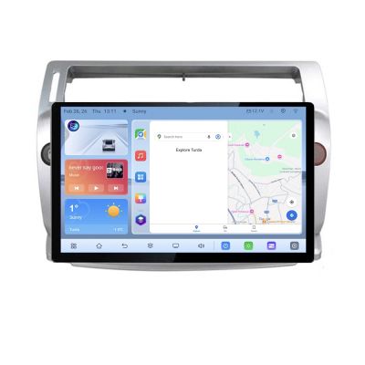 Navigatie dedicata Citroen C4 N-088 Edonav ecran 13" 1K 4+64 Android Waze USB Navigatie 4G 360 Toslink Youtube Radio