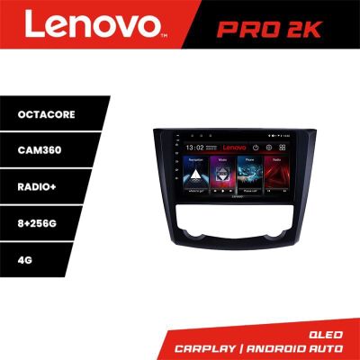 Navigatie Renault Kadjar Lenovo Kit-9030 8 core QLED 2K 8+256 360 Android Waze USB Navigatie Internet Youtube Radio