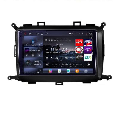 Navigatie Kia Carens 2013-2018 Edotec Kit-2023 8 core QLED 2K 16+512GB 360 Android Waze USB Navigatie Internet Youtube Radio