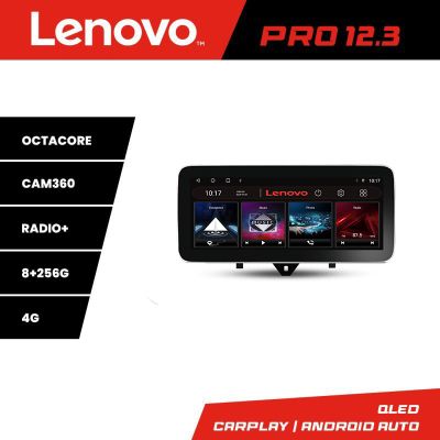 Navigatie Smart For Two 2010-2015 K-Smart10 Lenovo PRO 8+256 12.3 inch qled android 4G DSP gps internet