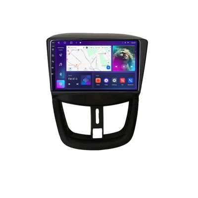 Navigatie Peugeot 207 B-PE01 Android Ecran QLED octa core 4+64 carplay android auto KIT-PE01+EDT-E309V3