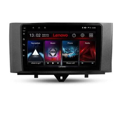 Navigatie Smart For Two 2010-2015 Lenovo Kit-Smart10 4+64 GB Android Waze USB Navigatie Internet Youtube Radio