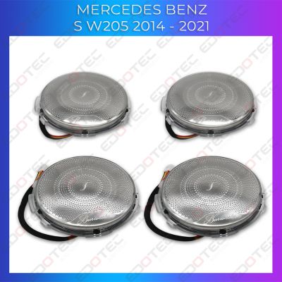 Lumini Ambientale NIGHTVIBE capace difuzoare Mercedes C W205 GLC X253 control pe sistemul original sau telefon