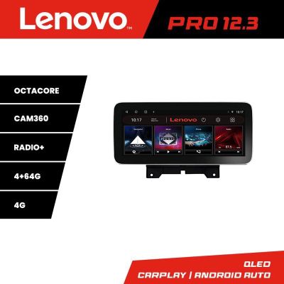 Navigatie Range Rover Sport 2005-2010 Lenovo PRO 4+64 12.3 inch qled android 4G DSP gps internet
