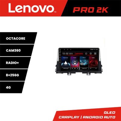 Navigatie Kia Picanto 2016- Lenovo Kit-2217 8 core QLED 2K 8+256 360 Android Waze USB Navigatie Internet Youtube Radio