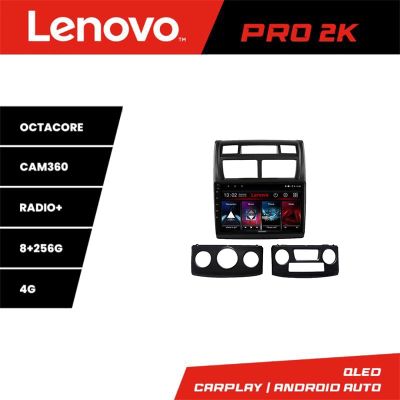 Navigatie Kia Sportage 2007-2013 Lenovo Kit-023 8 core QLED 2K 8+256 360 Android Waze USB Navigatie Internet Youtube Radio