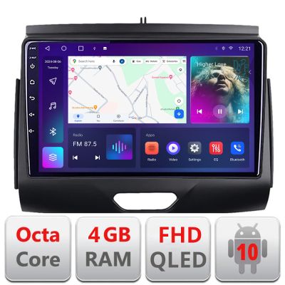 Navigatie Ford Ranger 2015- cu cd Android radio gps internet 4+64 carplay android auto Kit-574-2020+EDT-E309v3