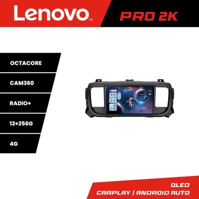 Navigatie Citroen Jumpy Toyota Proace Peugeot Traveller Lenovo Kit-jumpy16 8 core QLED 2K 12+256 360 Android Waze USB Navigatie Internet Youtube v3