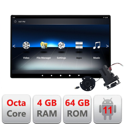 Prindere dedicată pentru Monitor Android TRAVEL11.6A2-BMW01 pentru tetieră cu Ecran IPS tactil HD Video Music TV Player Intrare HDMI WiFi