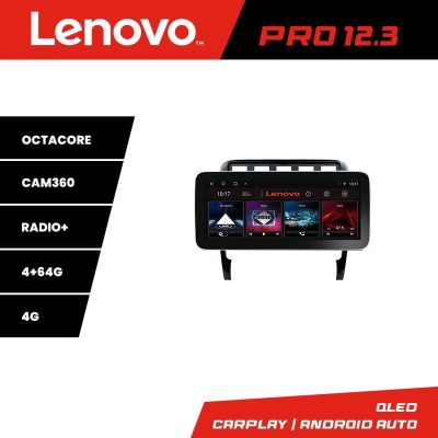 Navigatie Porsche Cayenne 2002-2011 K-443 Lenovo PRO 4+64 12.3 inch qled android 4G DSP gps internet  Q