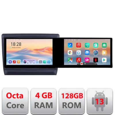Navigatie Isuzu DMAX 2020- Kit-DMAX20 Edotec 2 ecrane  8 core 4+128 21.6 inch Incell android Wifi 5Ghz gps internet  Co
