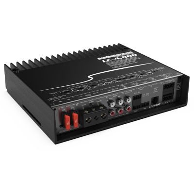 Amplificator puternic 4 canale cu ACCUBASS® 12V Audio Control LC-4.800, 4 x 200 watts, in 2 sau 4 ohm, clasa D
