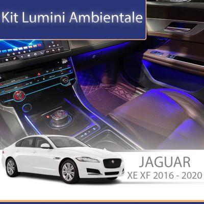 Lumini Ambientale NIGHTVIBE Jaguar XE XFL 2016-2020 set complet control telefon sau sistem original