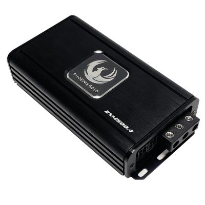 Amplificatoare Phoenix Gold  ZXM500.4 micro, 4 canale 4x80W RMS / 2x250W RMS la 4Ohm, clasa D