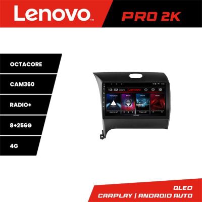 Navigatie Kia Cerato 2013-2017 Lenovo Kit-1562 8 core QLED 2K 8+256 360 Android Waze USB Navigatie Internet Youtube Radio