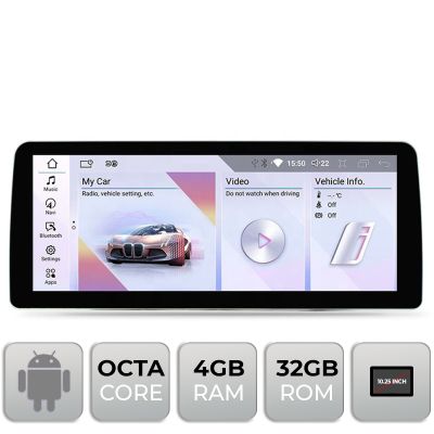 Navigatie dedicata Edotec BMW Seria I3 masini cu EVO Android ecran 10.25" 4+32 4G BT