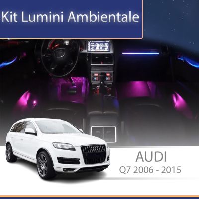 Lumini Ambientale NIGHTVIBE Audi  Q7 2006-2015 set complet control telefon sau sistem original