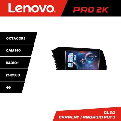 Navigatie Hyundai Elantra 2021- Lenovo Kit-elantra2021 8 core QLED 2K 12+256 360 Android Waze USB Navigatie Internet Youtube Radio