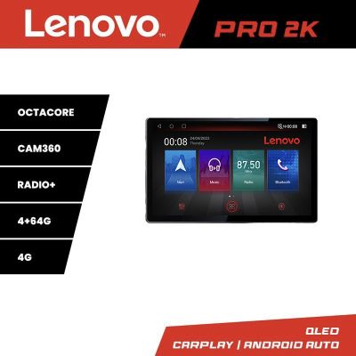 Navigatie Fiat 500L 2012-2017 K-500L Lenovo PRO 4+64 13 inch 2K android 4G DSP gps internet  C