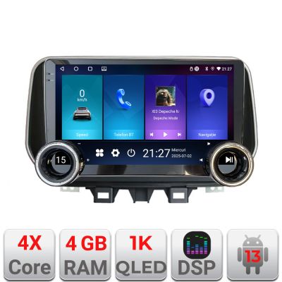 Navigatie Hyundai Tucson 2019 Edotec  4+64 10.5 inch Incell 1K android Wifi 5Ghz gps internet  Kit-1135
