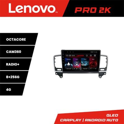 Navigatie Mercedes ML W166 NTG4.5 Lenovo Kit-W166 8 core QLED 2K 8+256 360 Android Waze USB Navigatie Internet Youtube Radio