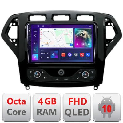 Navigatie Ford Mondeo 2007-2010 Android radio gps internet 4+64 carplay android auto KIT-mondeo-nav-07+EDT-E309v3