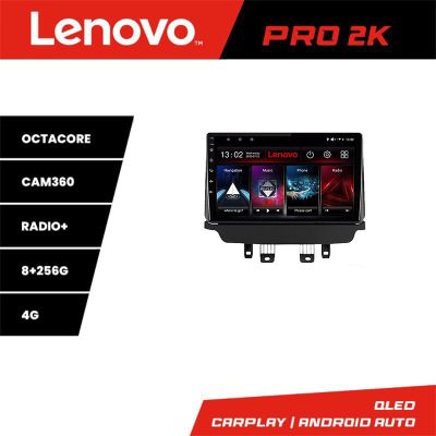 Navigatie Mazda CX-3 Mazda 2 2014-2020 Android radio gps internet 8 core QLED 2K 8+256 360 Lenovo