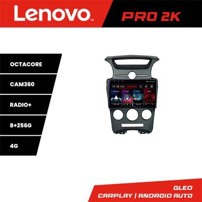 Navigatie Kia Carens 2006-2012 clima automata Android radio gps internet 8 core QLED 2K 8+256 360 Lenovo