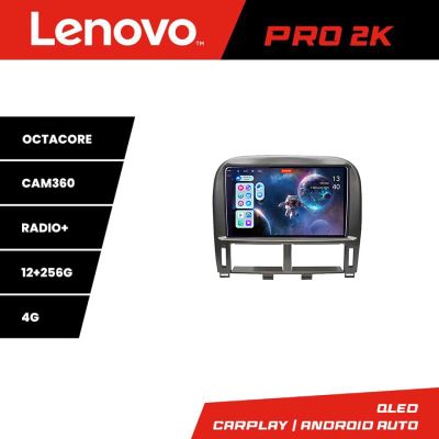 Navigatie Lexus LS 1999-2006 Lenovo Kit- LS-99 8 core QLED 2K 12+256 360 Android Waze USB Navigatie Internet Youtube Radio