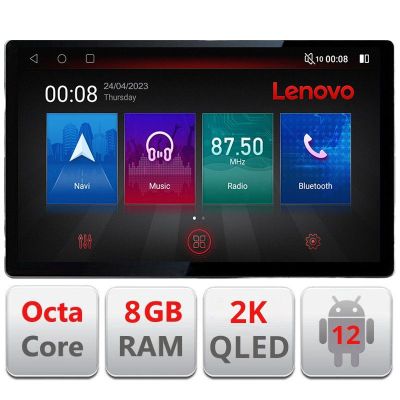 Navigatie Hyundai H350 2016- ecran 13" 2K 8+128 Android Waze USB Navigatie 4G 360 Toslink Youtube Radio kit-H3