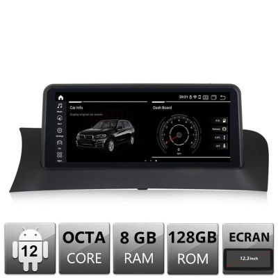 Navigatie dedicata BMW X3 X4 F25 F26 2016-2019 cu ecran EVO Android ecran 12.3" 8+128 4G BT