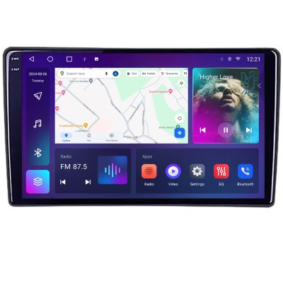Navigatie dedicata Edonav Ford Fiesta 2020- Android radio gps internet 2+32 carplay android auto Kit-fiesta-2020+EDT-E309v3