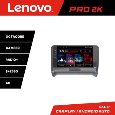 Navigatie Audi TT 2004-2011  Lenovo Kit-078 8 core QLED 2K 8+256 360 Android Waze USB Navigatie Internet Youtube Radio