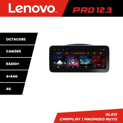 Navigatie Jeep Grand Cherokee 2004-2007 Lenovo PRO 4+64 12.3 inch qled android 4G DSP gps internet  Kit-cherokee-2007