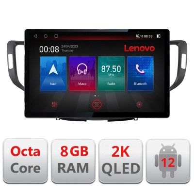 Navigatie Honda Accord 2008-2012 N-8951 ecran 13" 2K 8+128 Android Waze USB Navigatie 4G 360 Toslink Youtube Ra